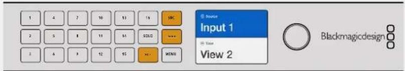 Blackmagic Design Universal Videohub 72 - SRC (NctouhMK), VIEW (Okho) n SET (YctahOBtB) - 3