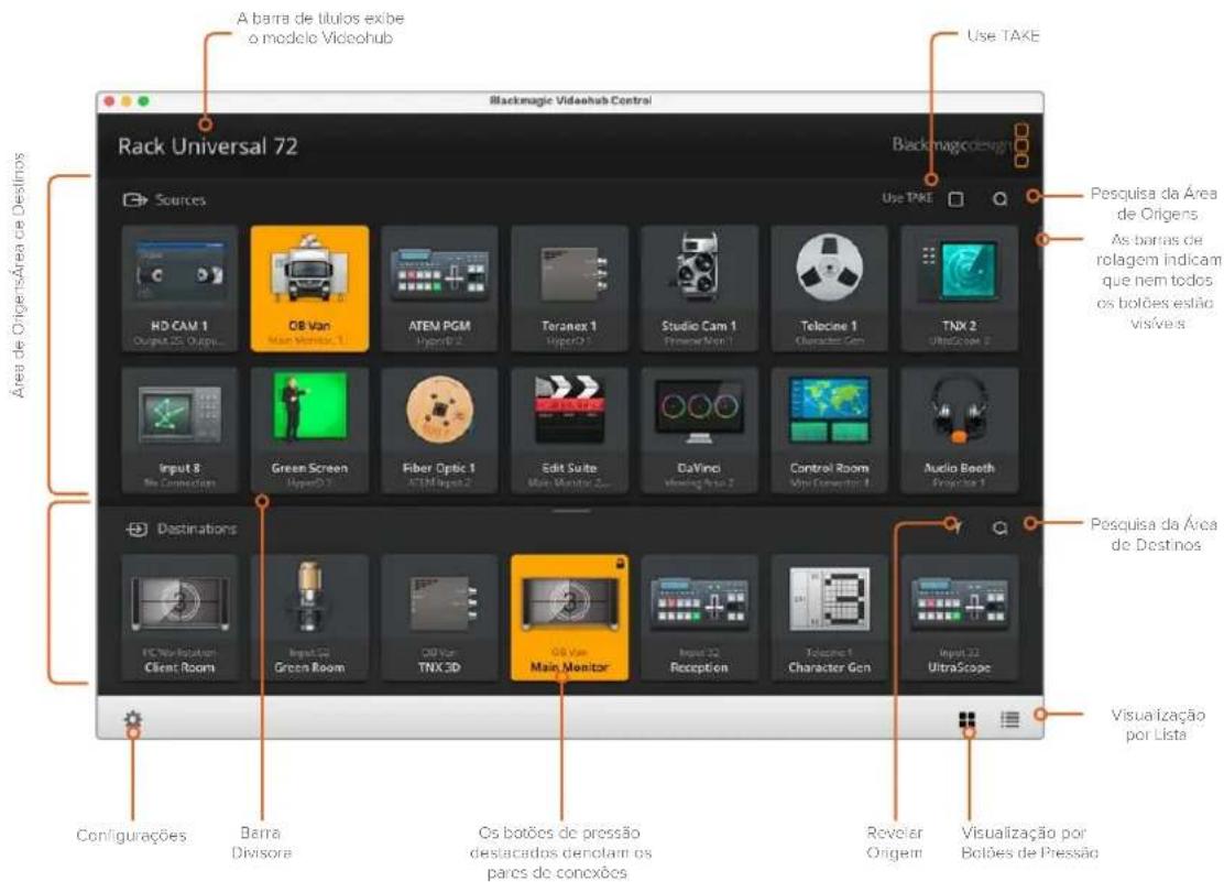 Blackmagic Design Universal Videohub 72 - Alternar Rotas - 2