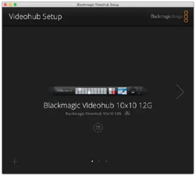 Blackmagic Design Universal Videohub 72 - BlackmagicVideohubSetup - 1