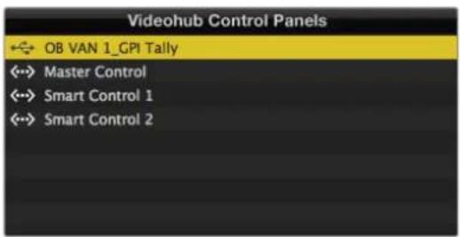 Blackmagic Design Universal Videohub 72 - Configuración de unidades GPI and Tally Interface - 2