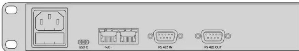 Blackmagic Design Universal Videohub 72 - Configuración del panel de control - 1