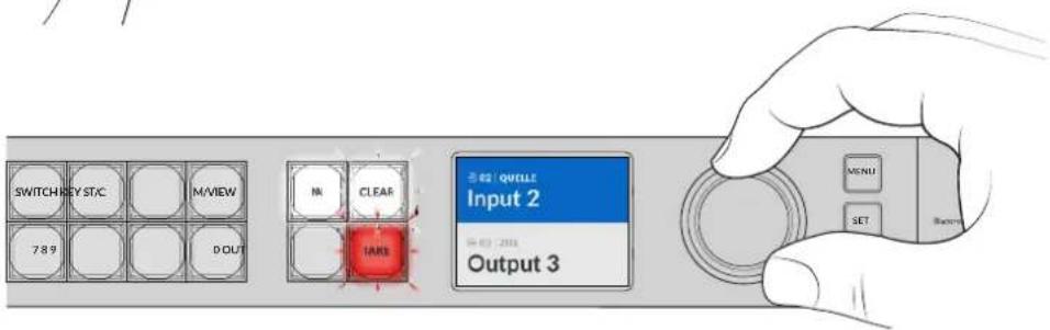 Blackmagic Design Universal Videohub 72 - Auswahlen einer Quelle und eines Ziels - 5