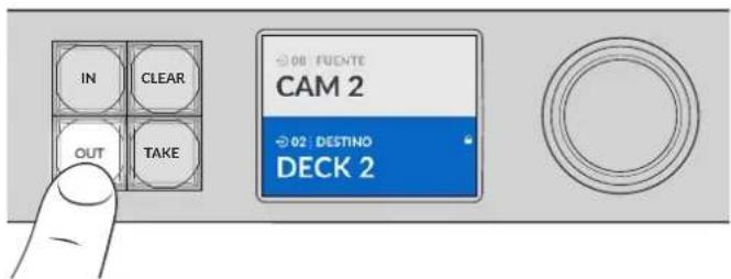 Blackmagic Design Universal Videohub 72 - Bloqueo y desbloqueo de asignaciones - 2