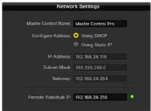 Blackmagic Design Universal Videohub 72 - Ağ Ayarlari - 3
