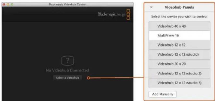 Blackmagic Design Universal Videohub 72 - Blackmagic MultiView 16'da Aγ Ayarlinin Yapilandirlmasi - 3
