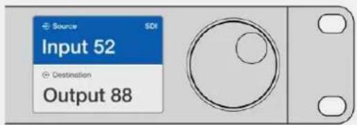 Blackmagic Design Universal Videohub 72 - Selecting units by typing the Videohub port numbers - 1