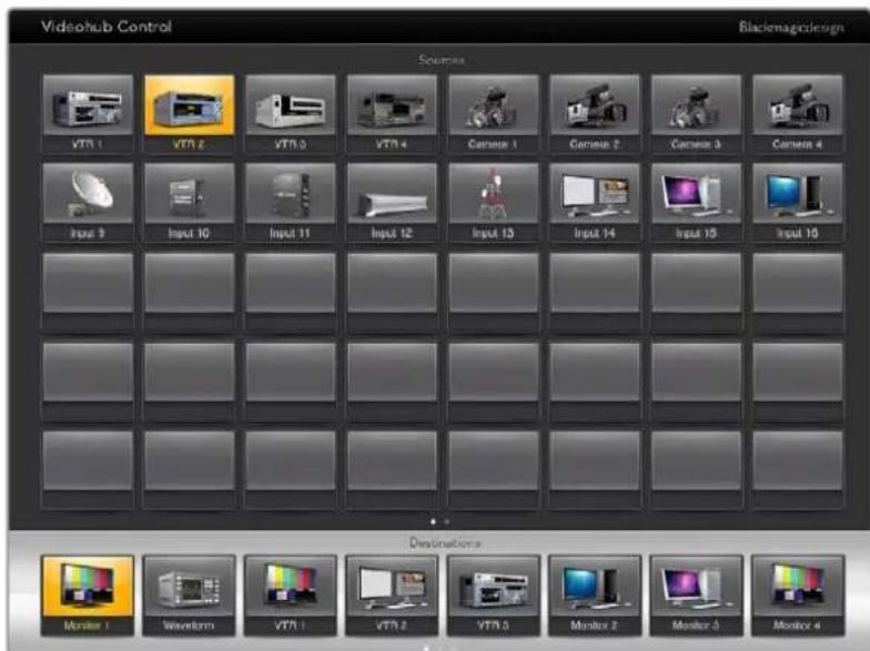 Blackmagic Design Universal Videohub 72 - PpOcMoTp nI3MeHHeHne HappaBHeHm MappTyn3aun - 1