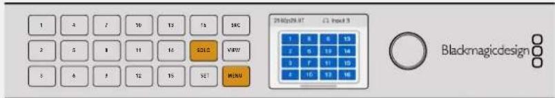 Blackmagic Design Universal Videohub 72 - SOLO MENU - 1