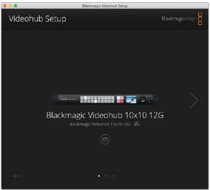 Blackmagic Design Universal Videohub 72 - Blackmagic Videohub Setup - 1