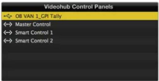 Blackmagic Design Universal Videohub 72 - Configuring the GPI and Tally Interface - 2