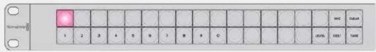 Blackmagic Design Universal Videohub 72 - Luz rosada parpadeante - 1