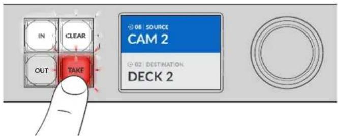 Blackmagic Design Universal Videohub 72 - Selectionner la source - 4