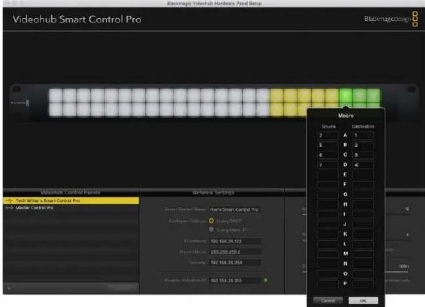 Blackmagic Design Universal Videohub 72 - Numero di macro - 1