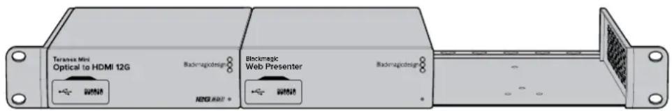 Blackmagic Design Web Presenter - Teranex Mini Rack Shelf - 1