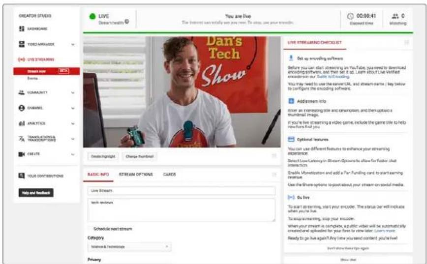 Blackmagic Design Web Presenter - Create an canale di streaming su YouTube Live - 6
