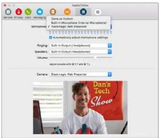 Blackmagic Design Web Presenter - Einsatz des Blackmagic Web Presenters mit Skype - 3