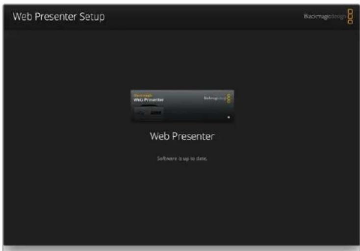 Blackmagic Design Web Presenter - Mac OS 4 内部のトウアをアフテーツる: - 1