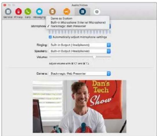 Blackmagic Design Web Presenter - Utiliser le Blackmagic Web Presenter avec Skype - 3