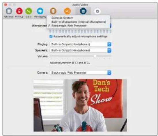 Blackmagic Design Web Presenter - Blackmagic Web Presenter'i Skype ile Kullanma - 3