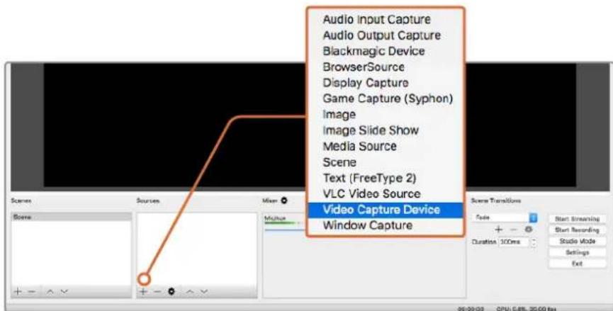 Blackmagic Design Web Presenter - To set your Web Presenter as a new device - 1