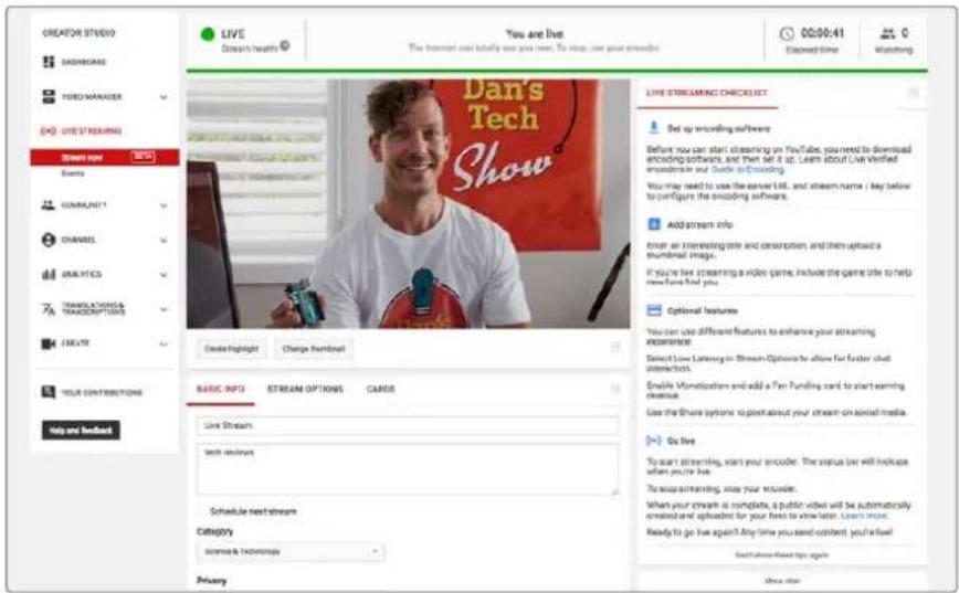 Blackmagic Design Web Presenter - HactpoKa notOKoBOrKaHaJa YouTube Live - 6