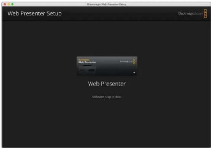 Blackmagic Design Web Presenter - Pourmettrea jourlelogicielinterneavecWindows: - 1