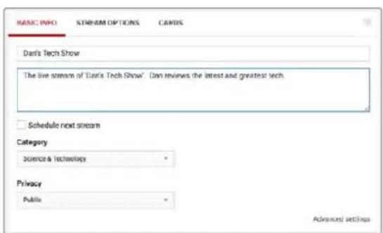Blackmagic Design Web Presenter - Einrichten eines YouTube Live Streaming-Kanals - 2