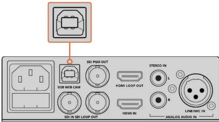 Blackmagic Design Web Presenter - Collegare il computer - 1