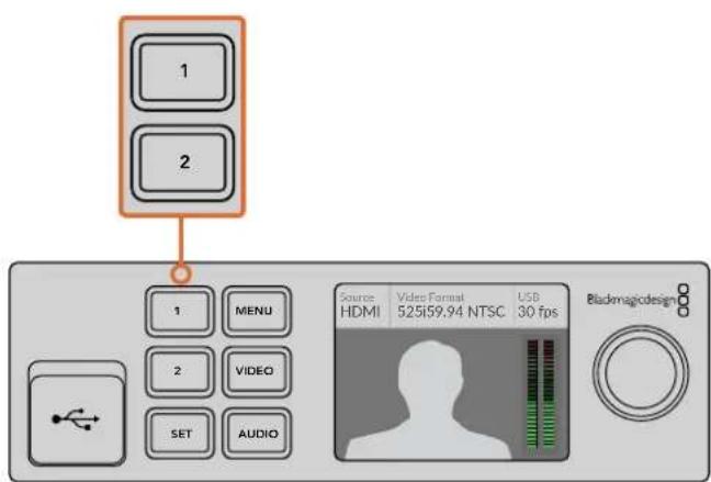 Blackmagic Design Web Presenter - 使用内置切换台 - 1
