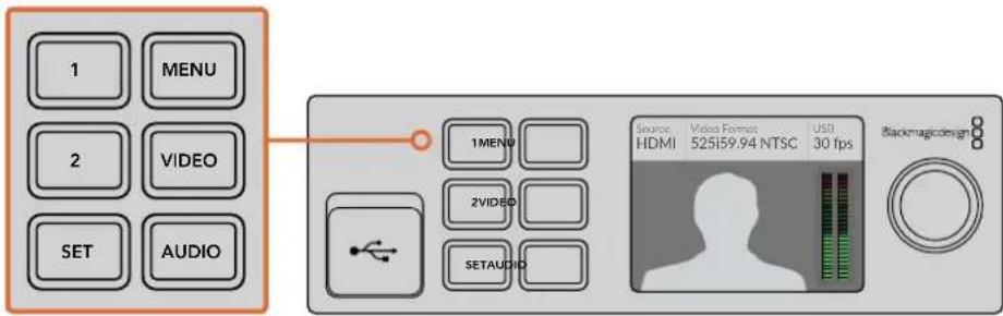 Blackmagic Design Web Presenter - Boutons 1 et 2 - 1