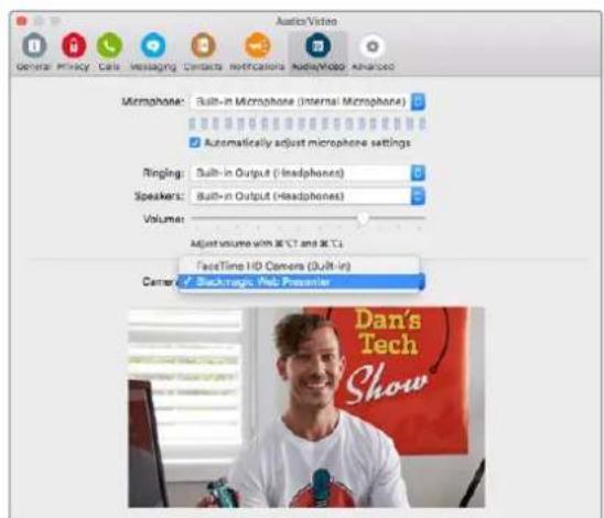 Blackmagic Design Web Presenter - Utiliser le Blackmagic Web Presenter avec Skype - 2