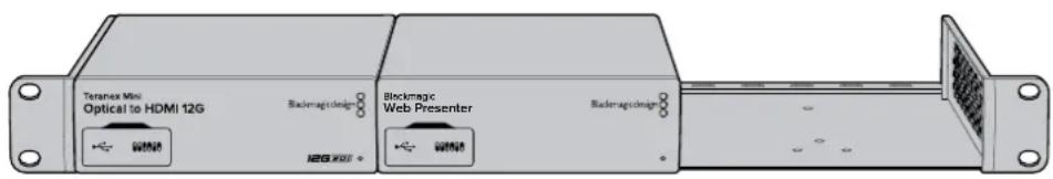 Blackmagic Design Web Presenter - Teranex Mini Rack Shelf - 1