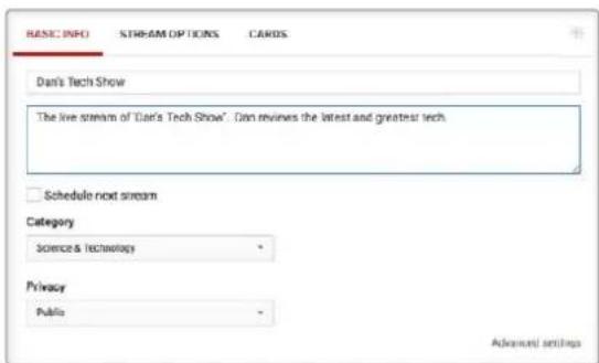 Blackmagic Design Web Presenter - Setting up a YouTube Live streaming channel - 2