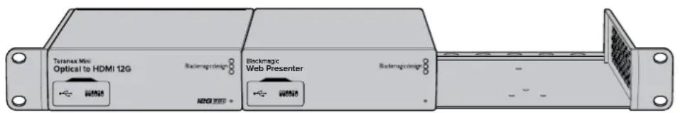 Blackmagic Design Web Presenter - Teranex Mini Rack Shelf - 1