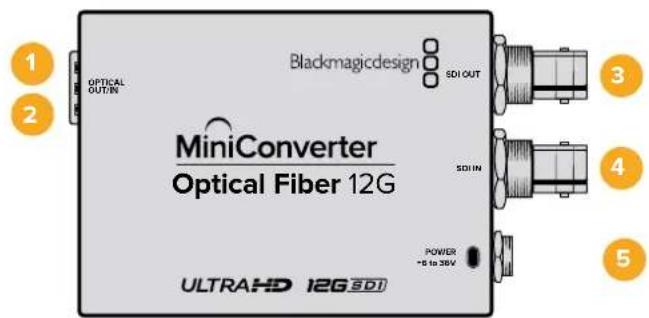 Blackmagic Design Micro Converter HDMI to SDI wPSU - Mini Converter Optical Fiber 12G - 1
