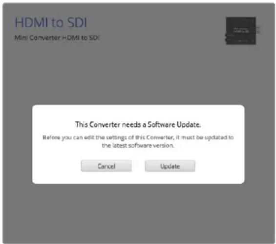 Blackmagic Design Micro Converter HDMI to SDI wPSU - Updating the Internal Software - 1