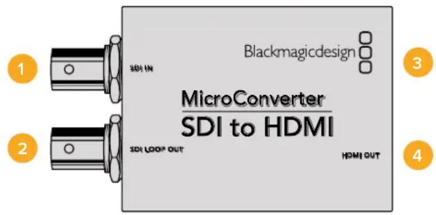 Blackmagic Design Micro Converter HDMI to SDI wPSU - Micro Converter SDI to HDMI - 1