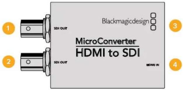 Blackmagic Design Micro Converter HDMI to SDI wPSU - Micro Converter HDMI to SDI - 1