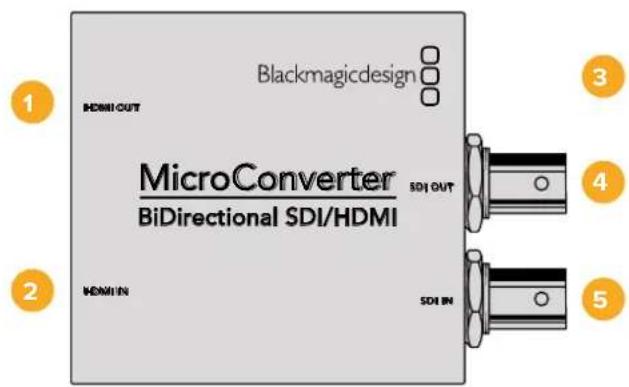 Blackmagic Design Micro Converter HDMI to SDI wPSU - Micro Converter BiDirectional SDI/HDMI - 1