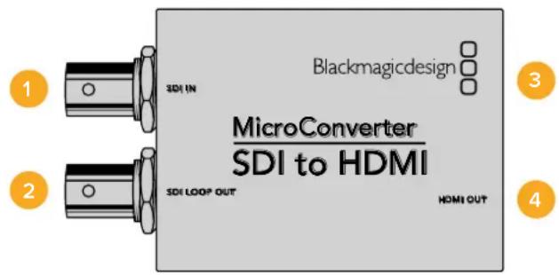 Blackmagic Design Micro Converter HDMI to SDI wPSU - Micro Converter SDI to HDMI - 1