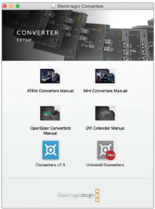 Blackmagic Design Micro Converter HDMI to SDI wPSU - Blackmagic Converters Setupのインストーリ - 1