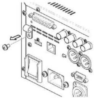 ROLAND V1200HD - Using the Power Cord Hook - 1
