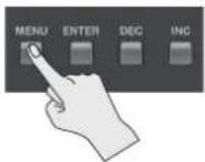 ROLAND V1200HD - Display the menu. - 1