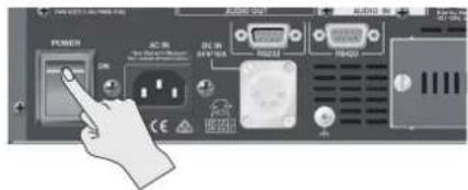 ROLAND V1200HD - Turning the Power On - 1