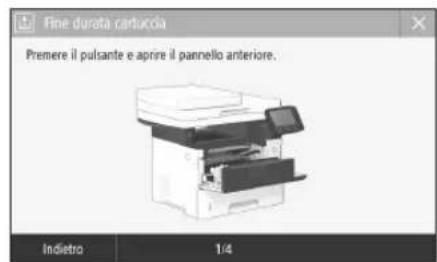 CANON iSENSYS MF522x - Sostituzione della cartuccia toner - 1