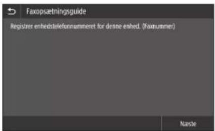 CANON iSENSYS MF522x - Konfiguration af faxindstillingerne - 2