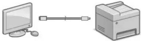 CANON iSENSYS MF522x - USB bidez konektatzeko - 1