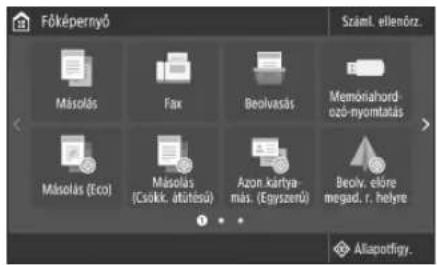 CANON iSENSYS MF522x - A konfiguración megkezdéselott teendok - 1
