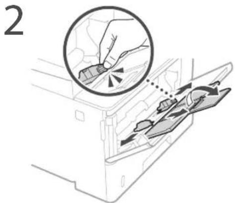 CANON iSENSYS MF522x - Fylla på papper i universalfacket - 2