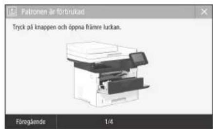 CANON iSENSYS MF522x - Byta tonerpatron - 1